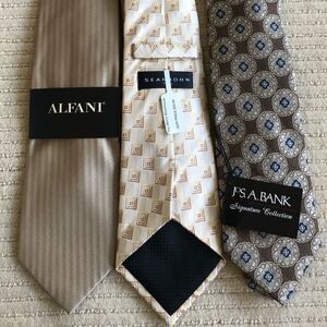 Three NWT Designer Neck Ties
